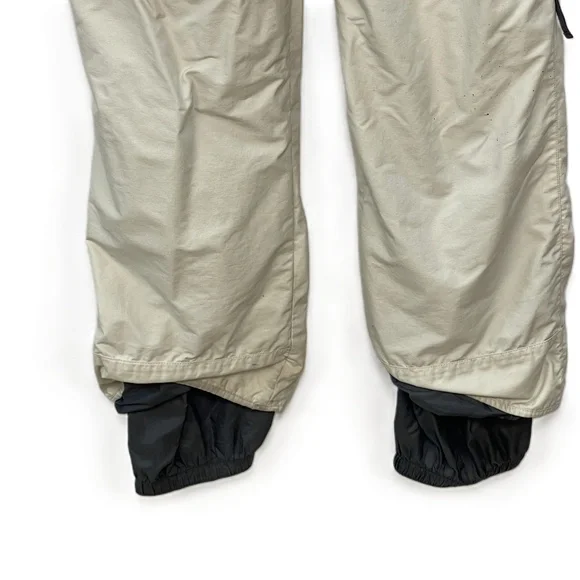 Burton Bio-Lite Beige Snow Pants Zippered Pockets Adjustable Waist Womens L - Picture 9 of 11